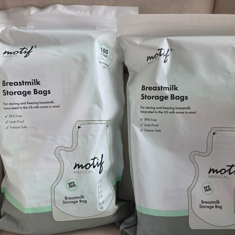 Motif Breastmilk Storage Bags- 2x100 count